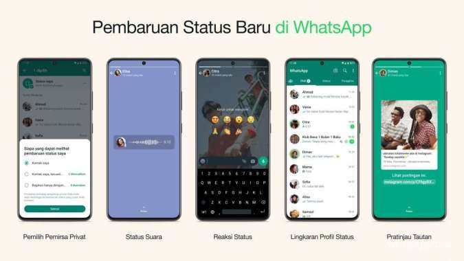 Fitur baru Status WhatsApp