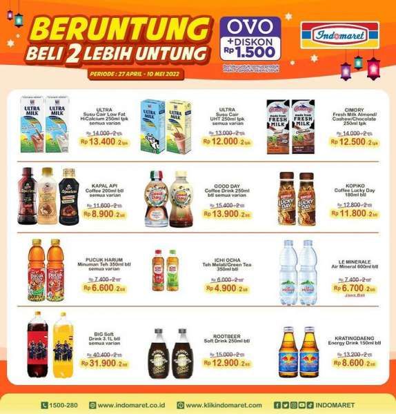 Promo Indomaret Super Hemat Mingguan Mulai 4-10 Mei 2022