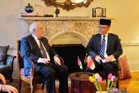 Bertemu Wakil Palestina di PBB, Menlu Sugiono Tegaskan Dukungan ke Palestina