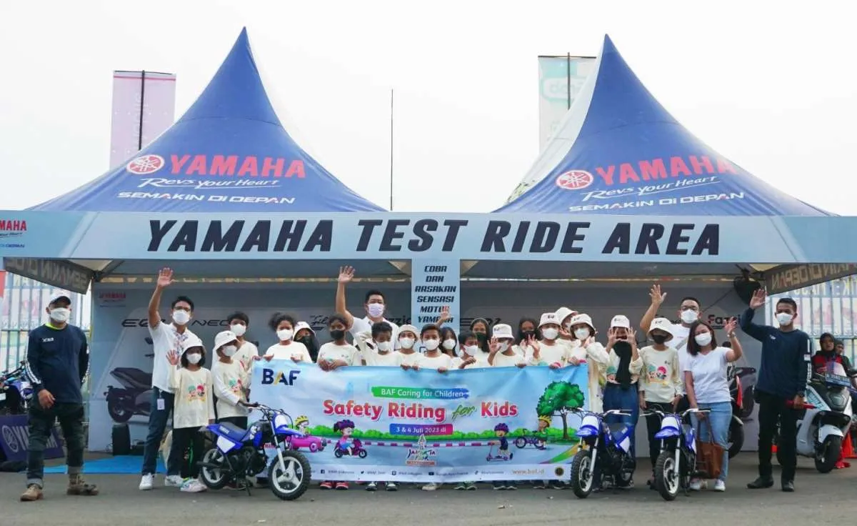 BAF Kembali Gelar Safety Riding Science for Kids di Jakarta Fair 2023