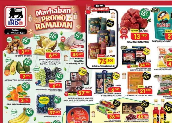 Promo JSM Superindo Terbaru Maret 2025, Diskon Durian dan Alpukat di Bulan Ramadan