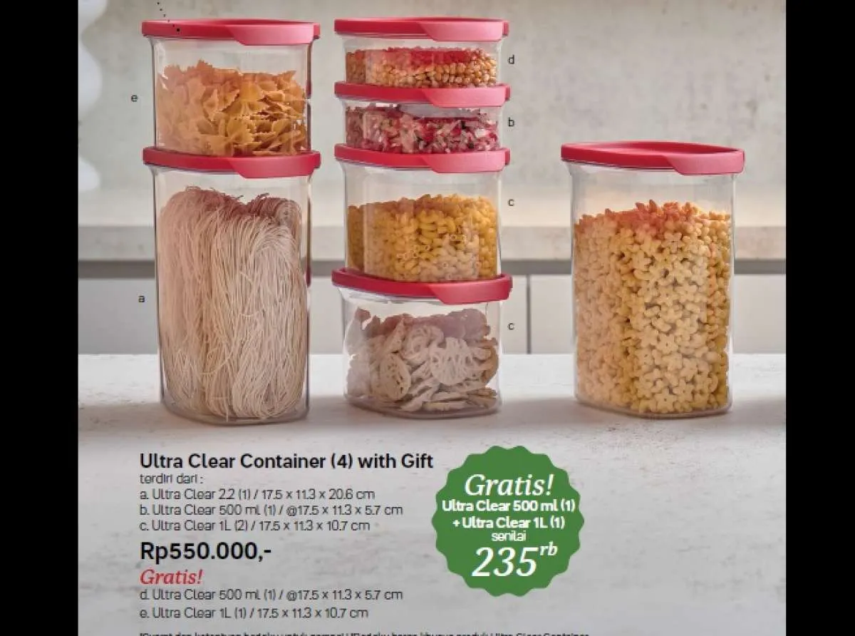 Katalog Promo Tupperware September 2023, Banyak Diskon untuk Penyimpan Camilan