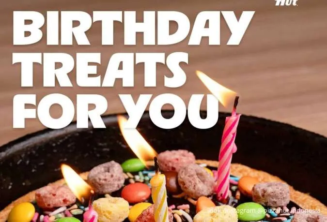 Promo Pizza Hut Birthday Treats, Tunjukkan Identitas dan Dapatkan Pizza Gratis