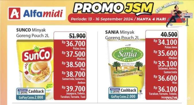 Katalog Promo JSM Alfamidi Periode 13-16 September 2024, Lebih Hemat Hanya 4 Hari!