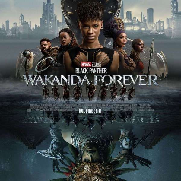 Poster film Marvel terbaru di 2022, Black Panther: Wakanda Forever.