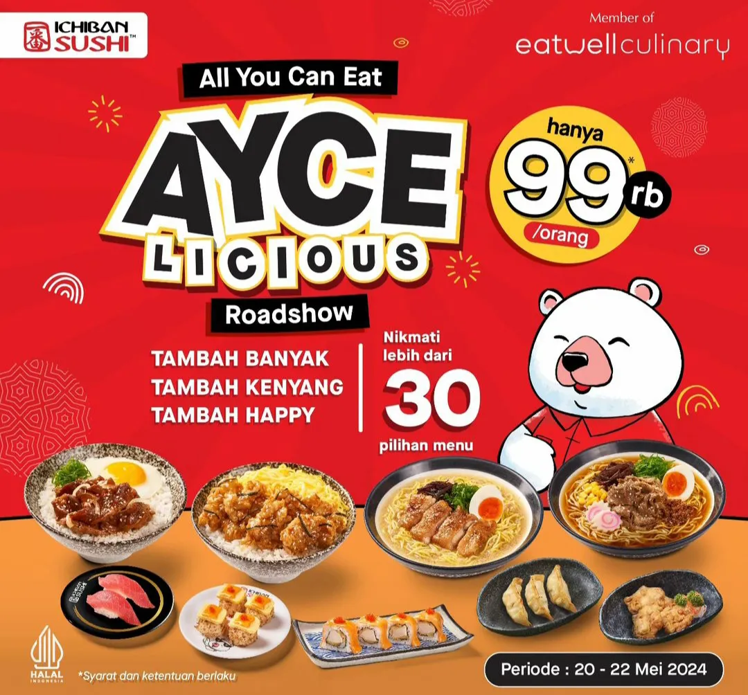 Ichiban sushi AYCElicious all you can eat