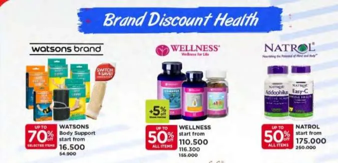 Promo Watsons Year End Sale Periode 23 Desember 2021-2 Januari 2022