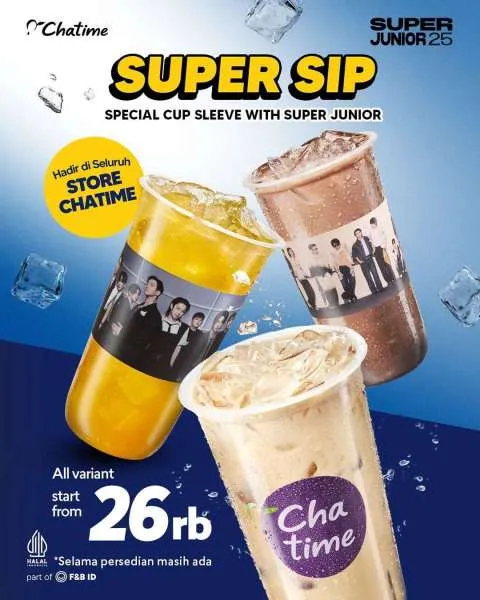 Promo Chatime Special Cup Super Junior