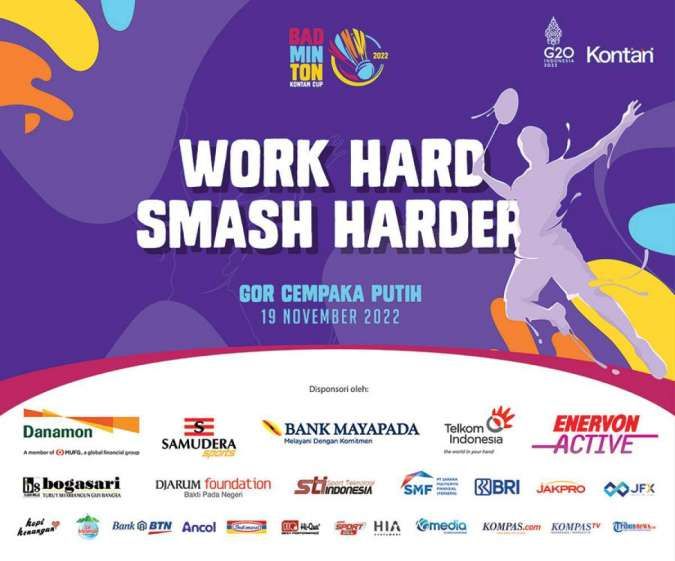 Mantan Atlet Meriahkan Turnamen Perdana Badminton Kontan Cup