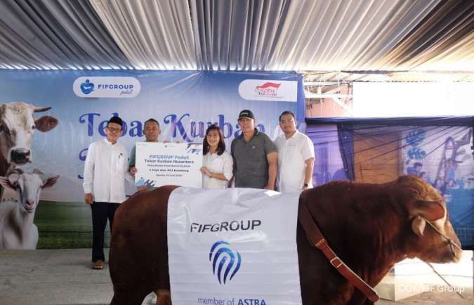 Berbagi Berkah Idul Adha:FIFGROUP Tebar 3 Sapi&453 Kambing ke Berbagai Penjuru Negeri