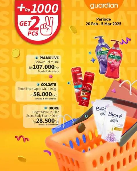 Promo Guardian Super Hemat Periode 20 Februari-5 Maret 2025