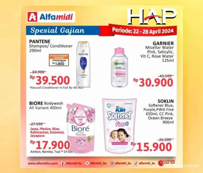 Promo Alfamidi Hemat Satu Pekan Spesial Gajian Periode 22-28 April 2024