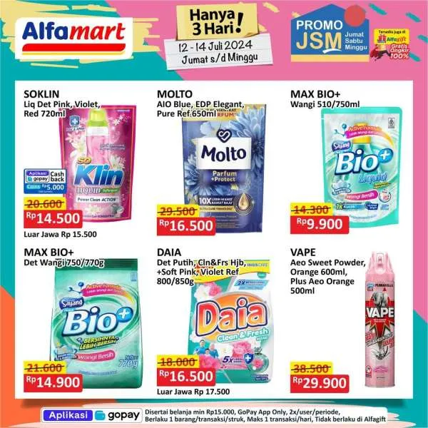 Promo JSM Alfamart Periode 12-14 Juli 2024