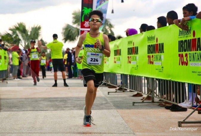 Ironkids ramaikan Ironman triathlon Bintan 2017