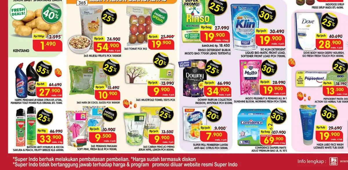 Harga Promo Superindo Hari Ini 24 Januari 2023, Diskon Besar di Awal Pekan