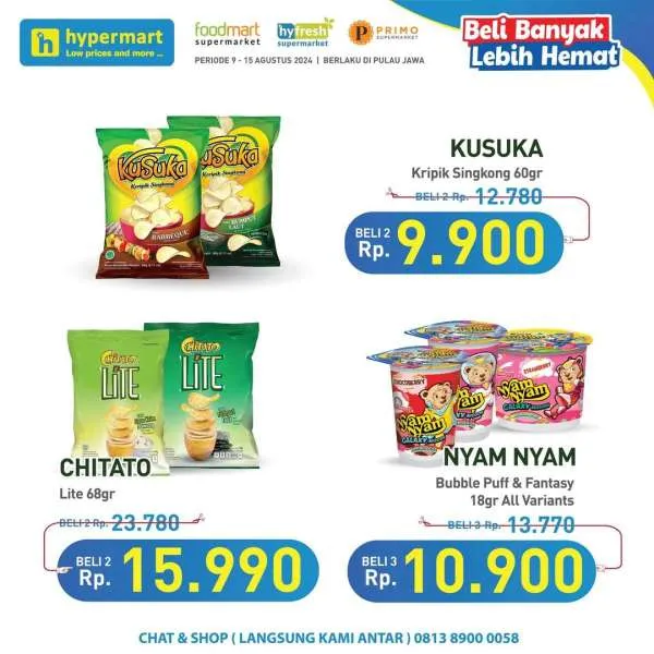 Promo Hypermart Beli Banyak Lebih Hemat Periode 9-15 Agustus 2024