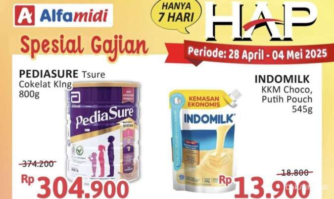 Katalog Promo Alfamidi Hemat Satu Pekan Spesial Gajian Periode 28 April-4 Mei 2025