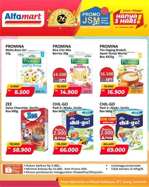 Promo JSM Alfamart Periode 24-26 Oktober 2025