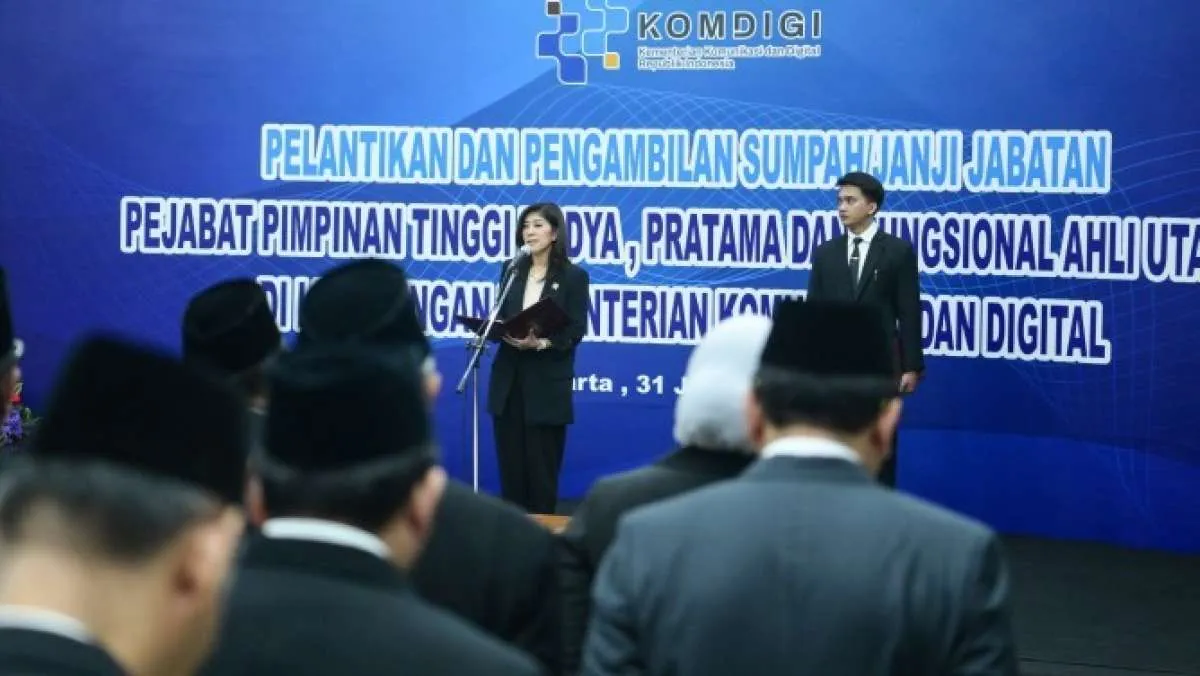 Perombakan Besar! Menkomdigi Rotasi 80% Pimpinan Tinggi Pratama Kemkomdigi