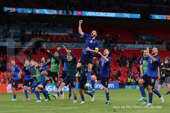 Final Euro 2020 Italia vs Inggris: Gli Azzurri masih superior bagi Three Lions