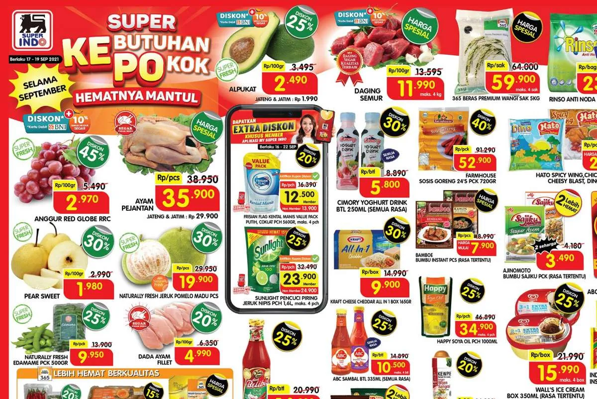 Promo JSM Superindo 17-19 September 2021, diskon weekend lagi!