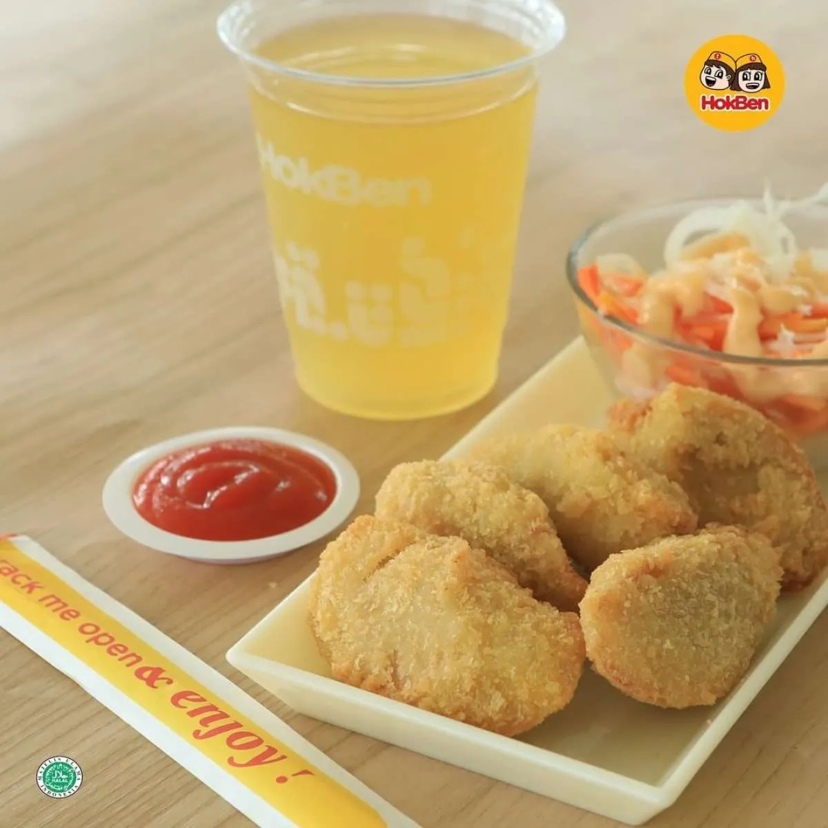 Promo HokBen hari ini 10 Maret 2021, Tori Ball dan Shrimp Roll Rp 20.000