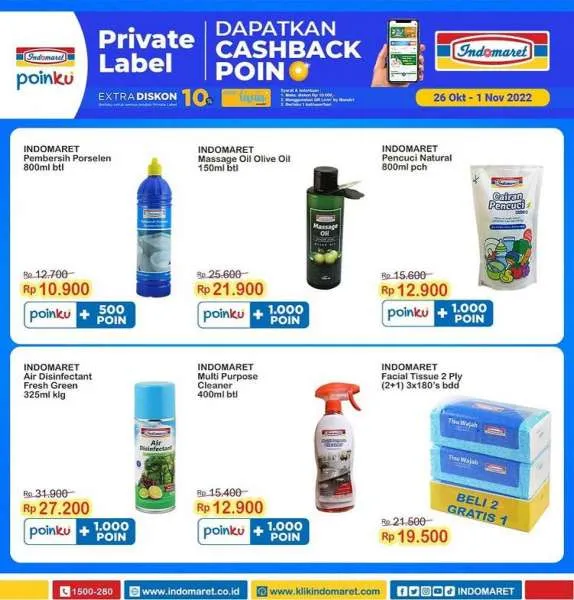 Promo Indomaret Super Hemat 26 Oktober-1 November 2022