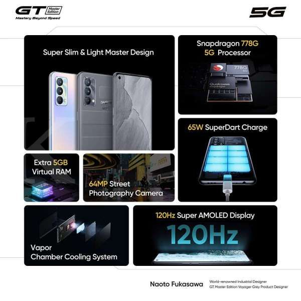 Spesifikasi dan harga HP Realme GT Master Edition