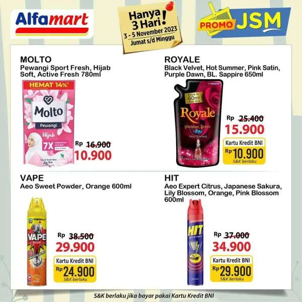 Katalog Promo JSM Alfamart Terbaru 3-5 November 2023, Promo Hanya 3 Hari!