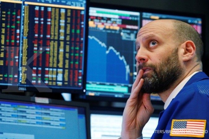 Wall Street turun lagi, Dow Jones merosot 166 poin