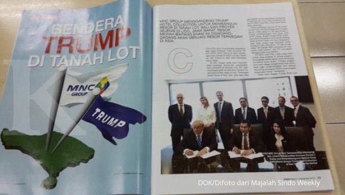 Donald Trump-MNC bangun kawasan wisata di Bogor