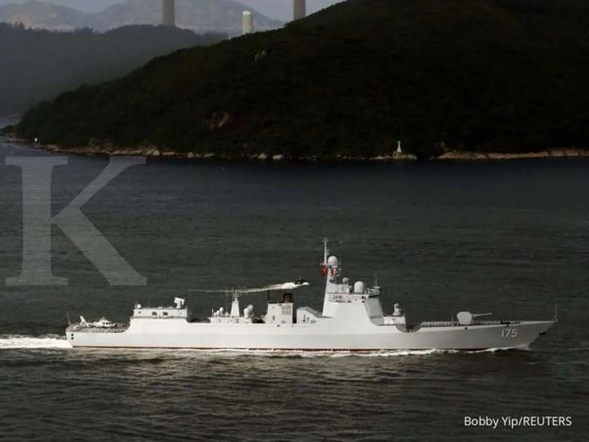 Dilengkapi radar anti-siluman, kapal perusak China terbaru ikut latihan militer