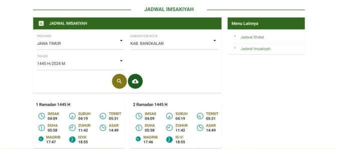 Jadwal Buka Puasa Area Kabupaten Bangkalan Hari Ini (20/3) Ramadan 2024 dari Kemenag