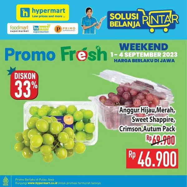 Katalog Promo JSM Hypermart Terbaru 1-4 September 2023