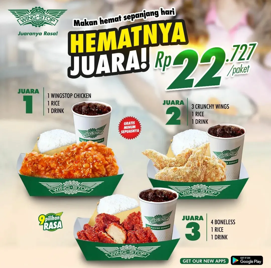 Wingstop hematnya juara