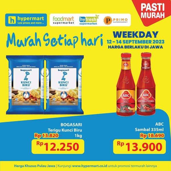 Katalog Promo Hypermart Terbaru 12-14 September 2023, Promo Murah Setiap Hari