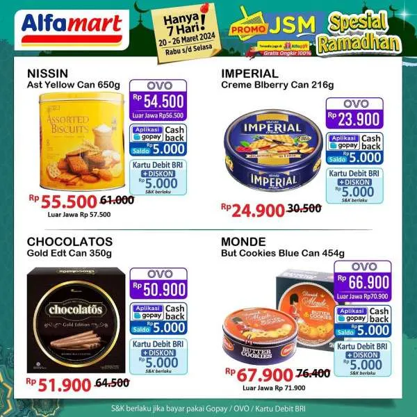 Promo JSM Alfamart Hanya 7 Hari Periode 20-26 Maret 2024