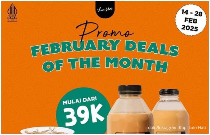 Promo Kopi Lain Hati hingga 28 Februari 2025, Mulai Rp 39.000 Dapat 1 Paket Spesial