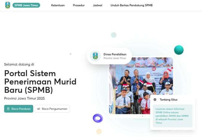 SPMB Jawa Timur 2025, Berikut Jadwal Pendaftaran, Link Resmi & Syarat Pengambilan PIN