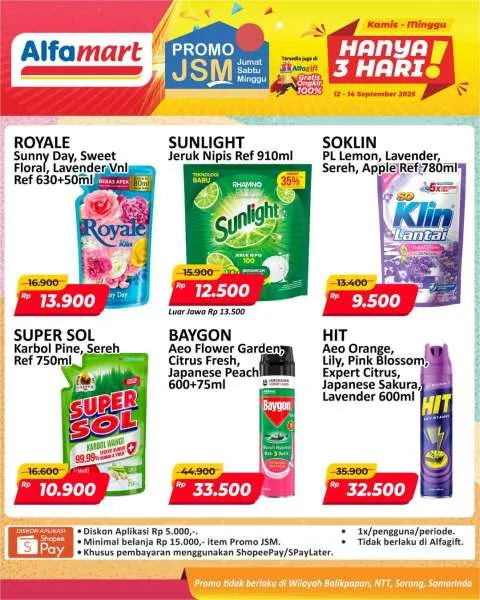 Promo JSM Alfamart Periode 12-14 September 2025