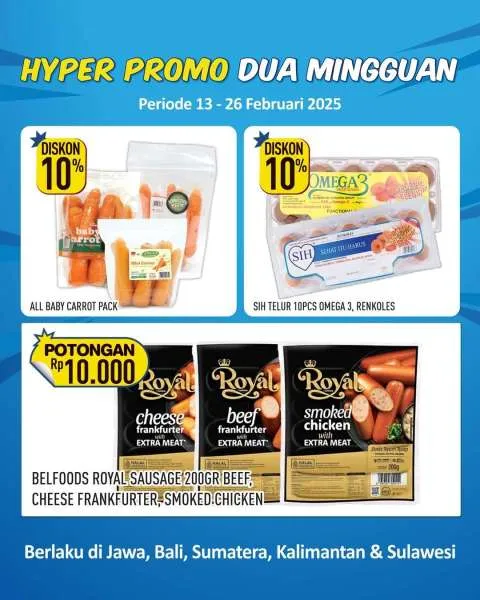 Promo Hypermart Dua Mingguan Periode 13-26 Februari 2025