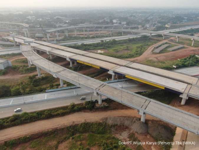 WIKA Kebut Pembangunan Tol Jakarta–Cikampek II Selatan Paket 2A, Progres Capai 85,20%