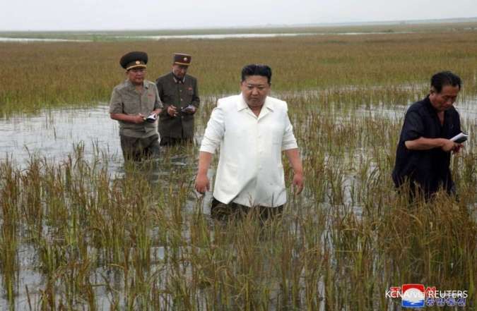 Kim Jong Un Marahi Para Pejabatnya Karena Gagal Mencegah Banjir