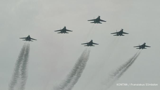 Jet Sukhoi milik TNI jelajah udara Australia