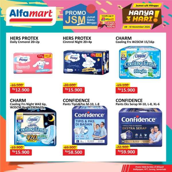 Promo JSM Alfamart Weekend 8-10 November 2024