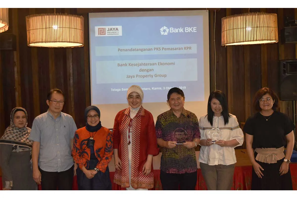 Bank BKE – Jaya Property Group Kerja Sama Pembiayaan Fasilitas Kredit Properti