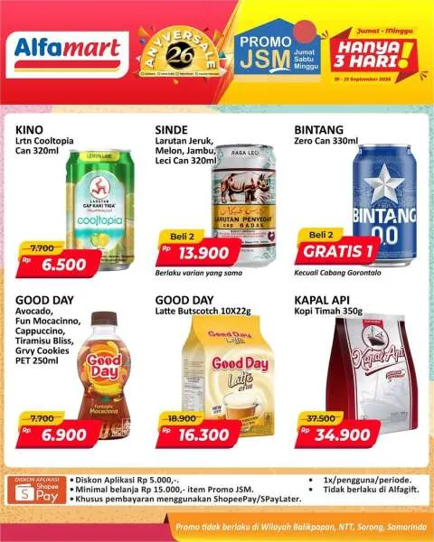Promo JSM Alfamart Periode 19-21 September 2025