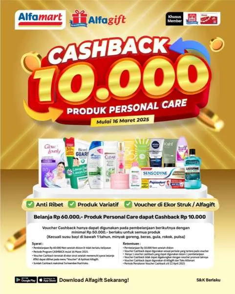 Promo Alfamart Personal Care Fair Periode 16-31 Maret 2025