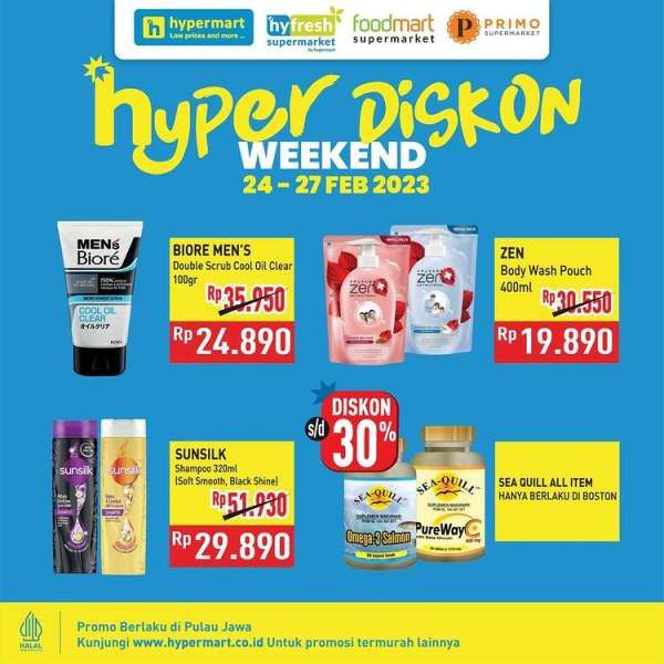 Katalog Promo Hypermart Hyper Diskon Weekend Periode 24-27 Februari 2023