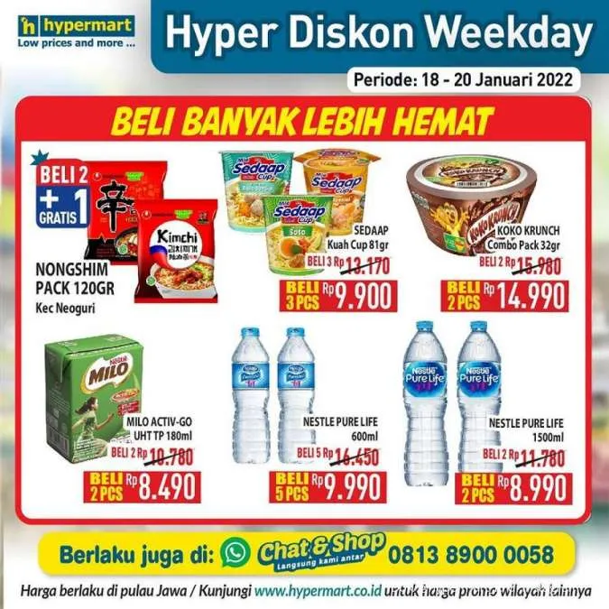 Katalog Promo Hypermart Hyper Diskon Weekday Periode Januari